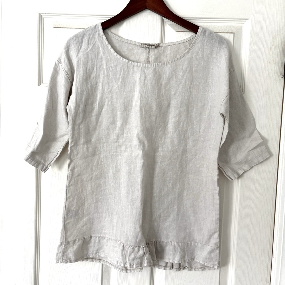 Lungo L’arno 100% Linen Top